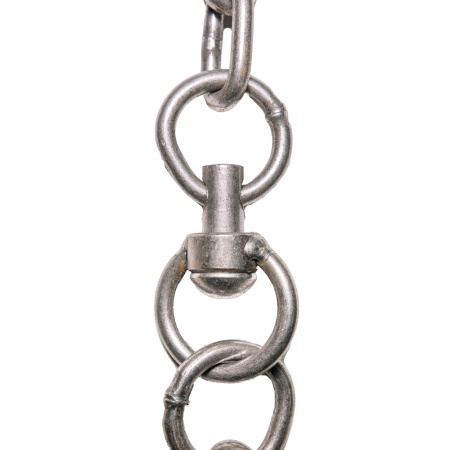 Цепь для привязи с ошейником КРС/МРС №6 короткозвенная с вертлюгом