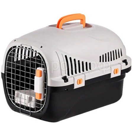 Переноска пластиковая SafetySpace 49х32х32см СП-133 темная