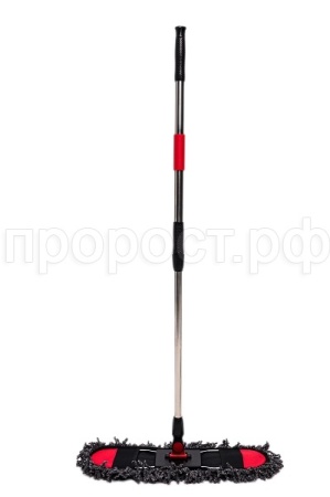 Швабра д/пола Лапша с насадкой из микрофибры черная телескоп. ручка ТВ-050 /40шт/ АкваМаг Швабра д/пола Лапша с насадкой из микрофибры черная телескоп. ручка ТВ-050 /40шт/ АкваМаг