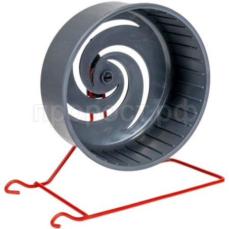 Игрушка Колесо D140 литое на металлической подставке для грызунов /3139 