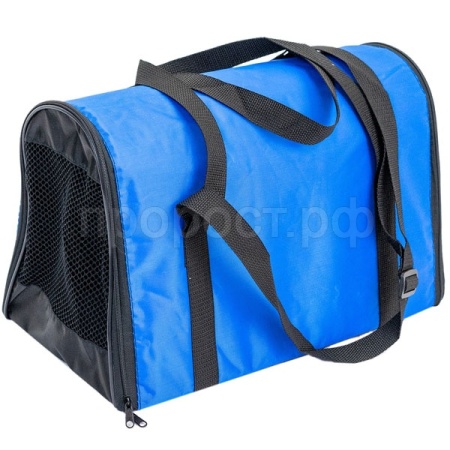 Сумка переноска Конверт-Туннель №0 расклад.с карманом и ремнем 33*19*21см васильковый/9025/Дарэлл