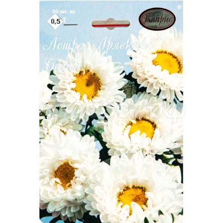 Астра Арлекино Белая 20*1