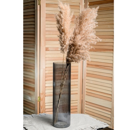 Ваза д/цветов Инфинити графит стекл. /1907-Н5 /1шт/ДК