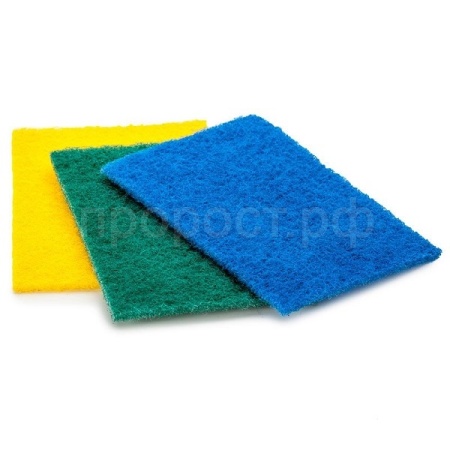 Губка абразивная 100*140 мм набор из 3шт 002931