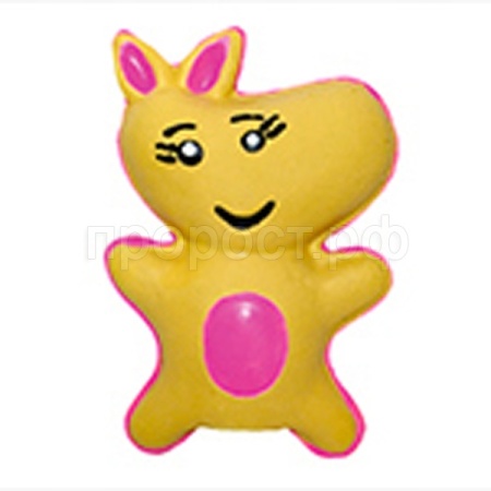 Игрушка с Собачка с пищалкой из латекса 6см/ЛС221/Евро