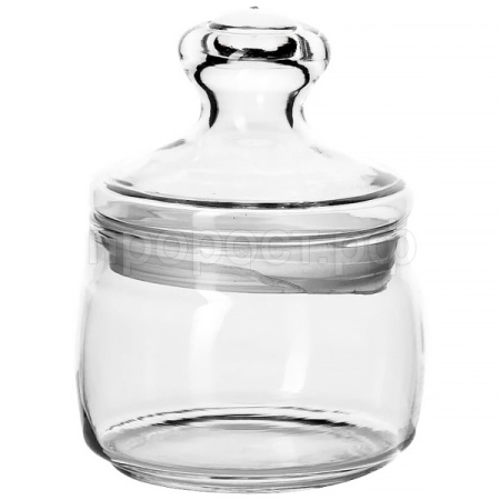 Банка стеклянная 420мл Чешни с крышкой /97554B  Банка стеклянная 420мл Чешни с крышкой /97554B