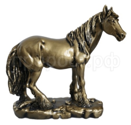 Лошадь (золото) 15*9*15см  718605/SG045