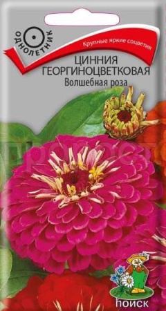 Цинния георгиноцветковая Волшебная роза 0,4г