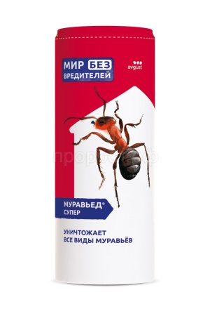Муравьед СУПЕР от муравьев садовых и домовых 240г Муравьед СУПЕР от муравьев садовых и домовых 240г
