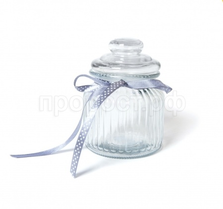 Банка стекляная  с крышкой 650мл "FLEUR" Банка стекляная  с крышкой 650мл "FLEUR"