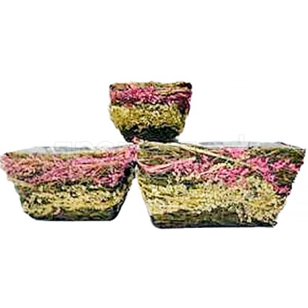 Плетеная корзина комп.из 3-х WDE1157 Плетеная корзина комп.из 3-х WDE1157