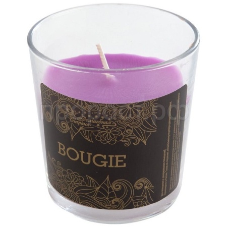 Свеча Charm Aroma в стакане горная лаванда  /007900