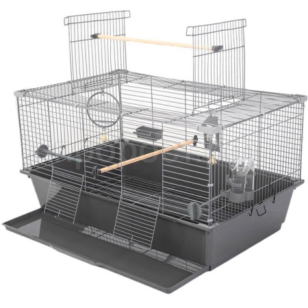 Клетка д/птиц РИО-1 78*48*41см разборная (укомплект)сер-хром/4780сер-хром/Дарэлл Клетка д/птиц РИО-1 78*48*41см разборная (укомплект)сер-хром/4780сер-хром/Дарэлл