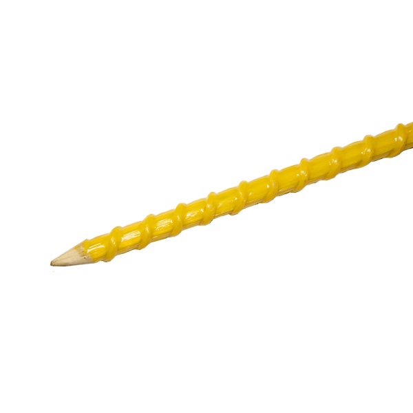 Опора д/растений 210см д.12 композит (5шт) желтая рифленая /PROROST