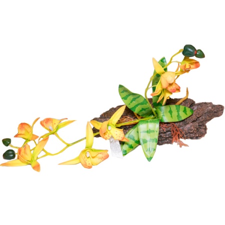 Цветок иск.Орхидея на коре 72390