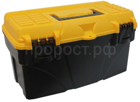 Ящик д/инстр ТИТАН 21 желтый с черным М2933/6шт/М-пласт