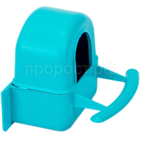 Кормушка д/птиц меж прутиков 50мл малая закрытая бирюз/5068 Кормушка д/птиц меж прутиков 50мл малая закрытая бирюз/5068